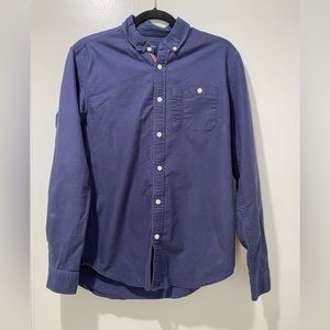 Goodale | Men's Navy Blue Button Down Shirt | Size M - Flawed